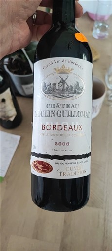 Bordeaux Château Moulin Guillomat Tradition 2006