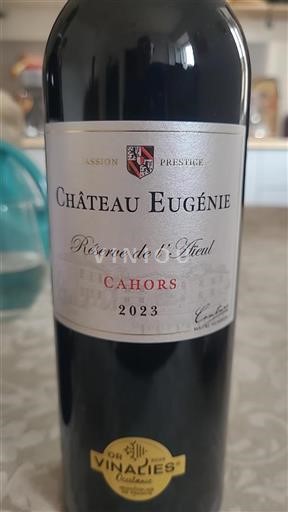 Sud-Ouest Cahors Château Eugénie Réserve de l'Aïeul 2023
