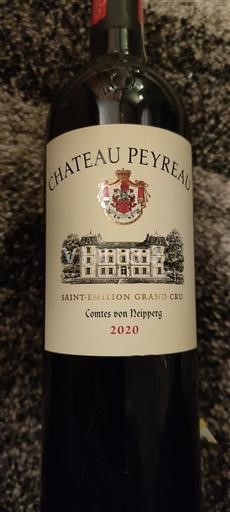 Burdeos Saint-Émilion Gran Cru Grand Cru Château Peyreau 2020