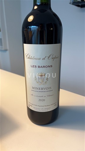 Languedoc Minervois Château Oupia Les Barons 2020
