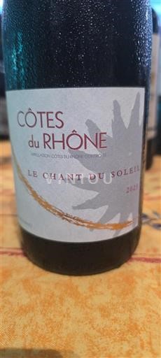 Thung lũng Rhône Côtes-du-rhône Le Chant du Soleil 2023