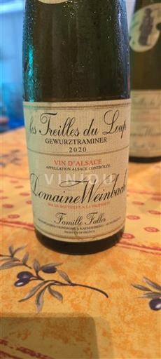 Elsass Domaine Weinbach Les Treilles du Loup 2020