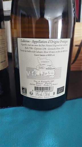 Rhônedalen Luberon Vins de Fontenille 2020