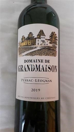 Bordeaux Pessac-Léognan Domaine GranMaison 2019