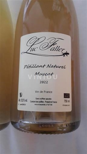Alsasko Muškát Luc Faller Pétillant Naturel Muscat 2022