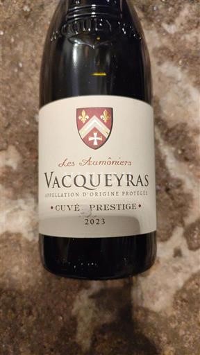 Rhônedalen Vacqueyras Les Aumôniers Prestige 2023