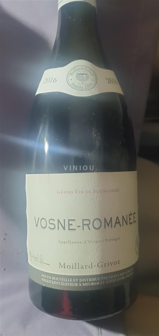 Burgundi Vosne-Romanée Moillard-Grivot 2016