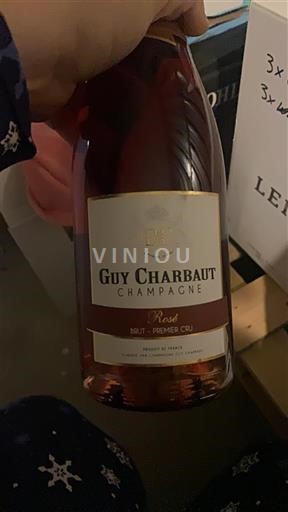 Šampanja Šampanjec Premier Cru Guy Charbaut Rosé Neleten.