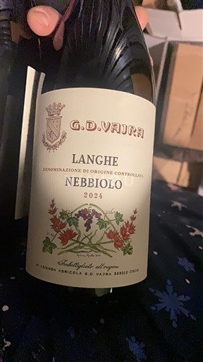 Piedmont Wines Langhe G.D. Vajra Nebbiolo 2024