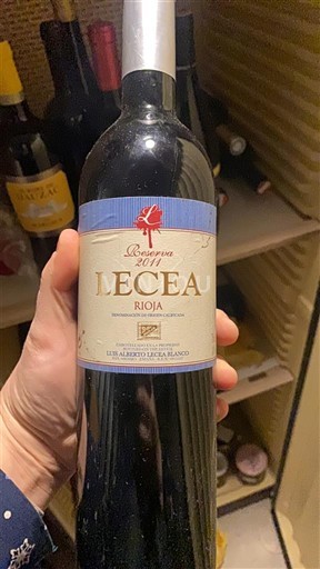 La Rioja rioja Lecea Reserva 2011
