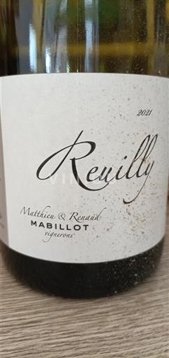 Loire Valley Reuilly Matthieu & Renaud Mabillot 2021