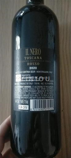 Toscana Cantina Selvi Il Nero 2020