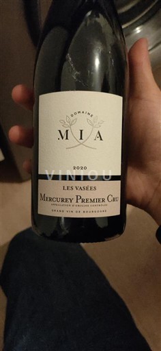 Borgoña Mercurey Premier Cru Domaine MIA Les Vasées 2020
