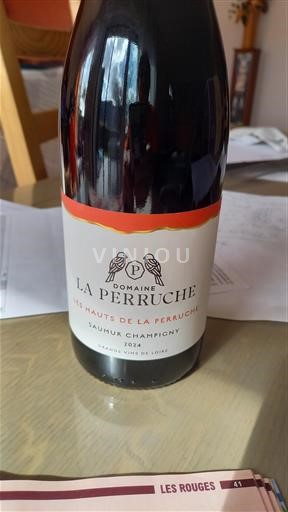 Loiren laakso Saumur-champigny Domaine La Perruche Les Hauts de la Perruche 2024