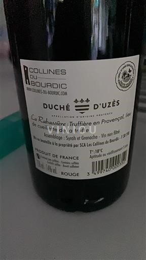 Thung lũng Rhône Duché d'Uzès Collines du BOURDIC La Rabassière 2023