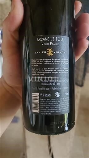 Rhône-dalen Ikke specificeret Xavier Vignon Arcane Le Fou 2024