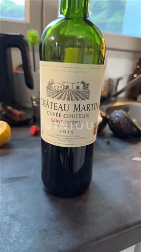 Bordeaux Saint-Estèphe Château Martin Coutelin 2015