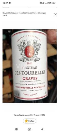 Bordeaux Graves Château Des Tourelles Classique 2020