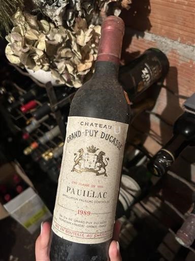 Bordeaux Pauillac Grand Cru Château Grand-Puy Ducasse 1989