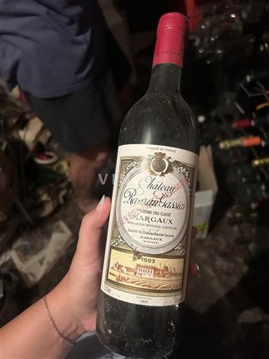 Bordeaux Margaux Deuxième Cru Classé Rauzan Gassies 1993