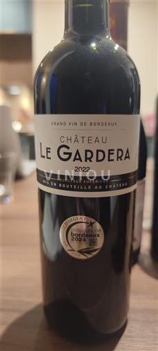 Bordo Bordo superior Château Le Gardera 2022