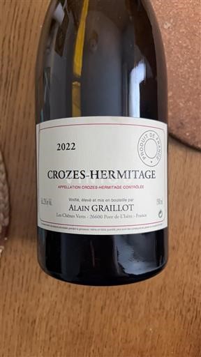 Рона долина Кроз-Ермитаж Alain Graillot 2022