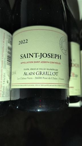 Rhônen laakso Saint-Joseph Alain Graillot 2022