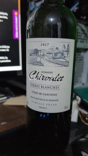 Tây Nam Côtes de Gascogne Domaine Chiroulet Terres Blanches 2017