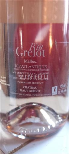 Aquitaine en Charentes Atlantische Château Haut Grelot P'tit Grelot 2023