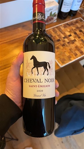 Bordeaux Saint-Émilion Château Cheval Noir 2020