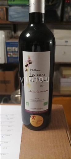 Bordeaux Blaye-côtes-de-bordeaux Château Les Tours de Peyrat 2022