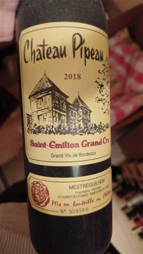 Bordeaux Saint-Émilion Grand Cru Grand Cru Pipeau 2018