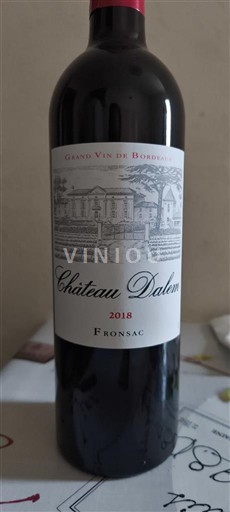 Bordeaux Fronsac Château Dalem 2018
