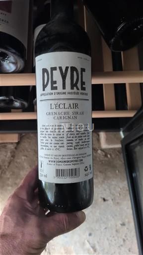 Rhônedalen Ventoux Domaine Des Peyres L'Éclair Icke årgångsbetecknad