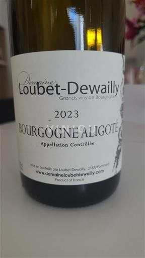 Burgundsko Bourgogne-aligoté Domaine Loubet-Dewailly 2023