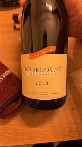 Bourgogne David Duband 2022