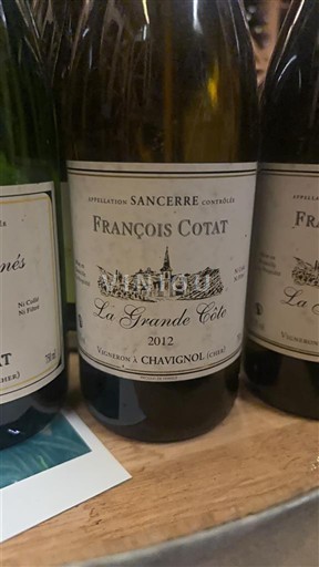 Loiredalen Sancerre François Cotat La Grande Côte 2012