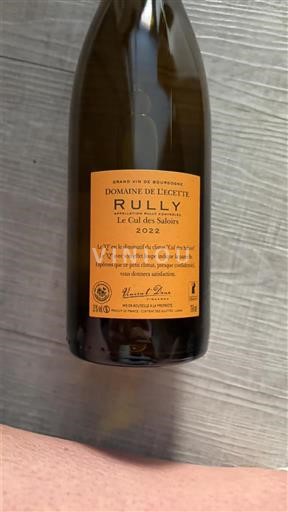 Borgoña Rully Domaine L'Écette Le Cul des Saules 2022