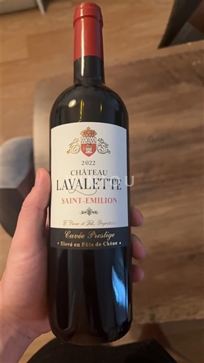 Bordéus Saint-Émilion Château Lavalette Prestige 2022