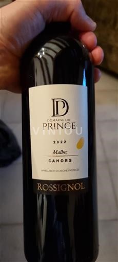 Jihozápad Cahors Domaine Prince Rossignol 2022