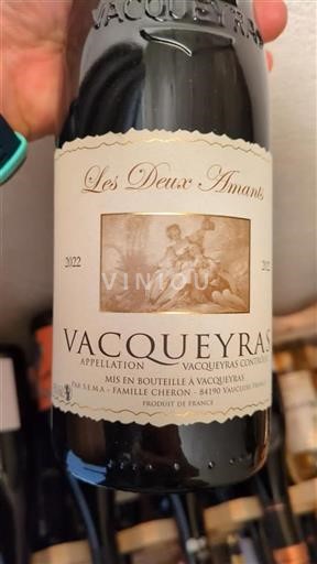 Rhône-dalen Vacqueyras Famille Cheron Les Deux Amants 2022