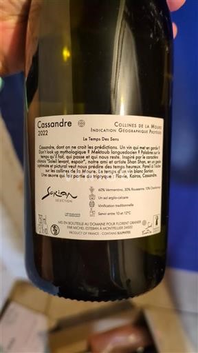 Languedoc và Roussillon Đồi Moure Domaine Pour Florent Granier Le Temps Des Sens 2022