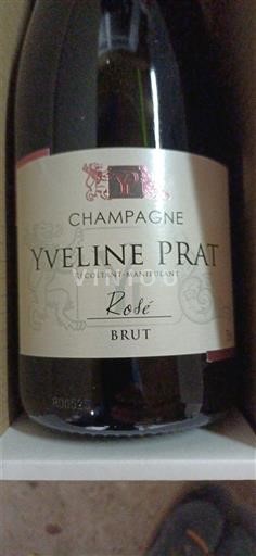 Champagne Sâm-panh Yveline Prat Rosé Không niên vụ