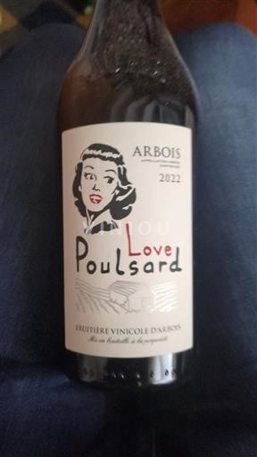 Viner Rouge sec Love Poulsard Fruitière Vinicole d'Arbois 2022 Frankrike Jura Arbois AOC