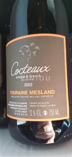 Thung lũng sông Loire Touraine-mesland Amélie & Franck Cocteaux 2022