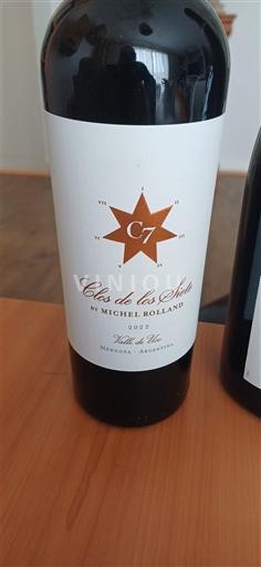 Mendoza Valle de Uco Clos de los Siete C7 by Michel Rolland 2022