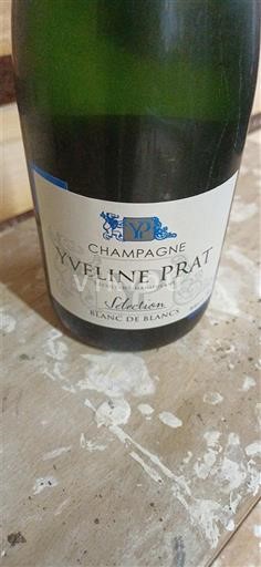 Champagne Sâm-panh Yveline Prat Sélection Blanc de Blancs Không niên vụ