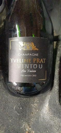 Champagne Sâm-panh Premier Cru Yveline Prat Les Folies Không niên vụ