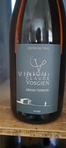 Lorraine Côtes de Toul Domaine Claude Vosgien Grand Terroir 2023