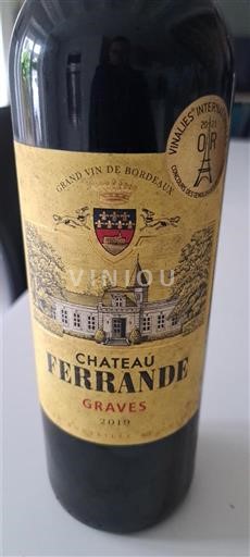 Bordeaux Graves Ferrande 2019